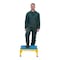 Vestil Adj. Steel Stand, 10-1/2-16-1/2 H, 19 x 24, 10.5 Overall Height, Steel, Yellow AHT-H-1924 - alternate 5